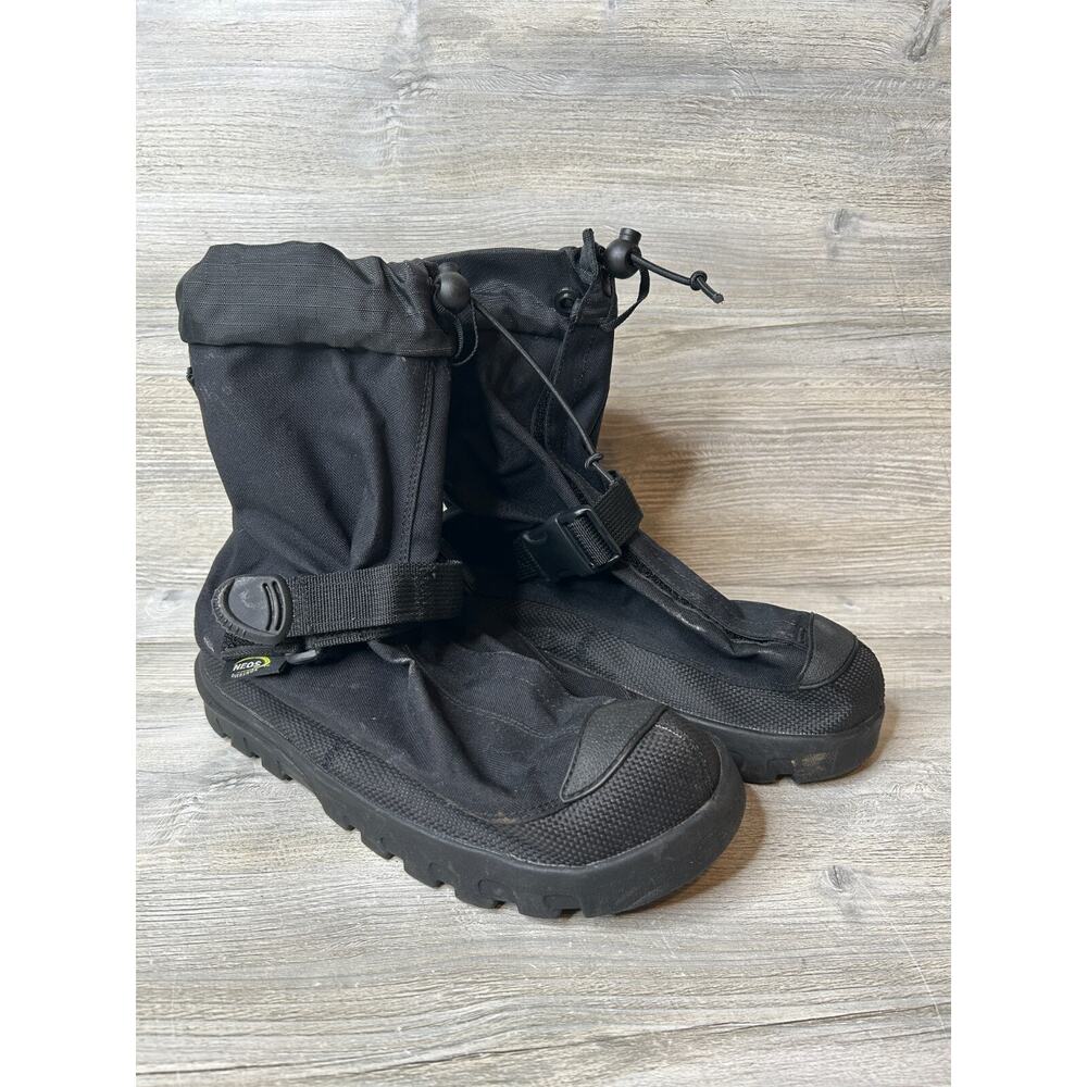 Unisex Mens Womens NEOS Voyager Overshoes Mud Rain Boots BLACK Small